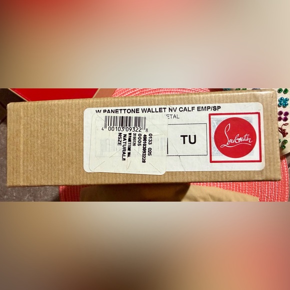 Christian Louboutin Panettone Continental Zippy Wallet LIKE NEW - Picture 15 of 15